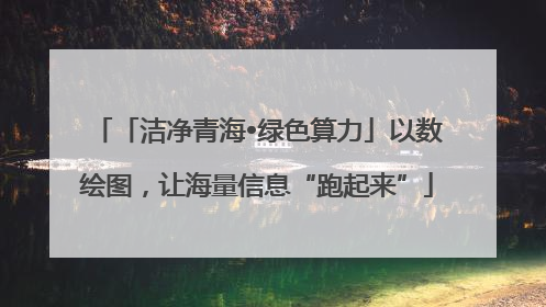 「洁净青海•绿色算力」以数绘图，让海量信息“跑起来”
