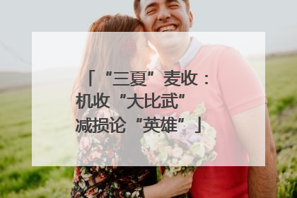 “三夏”麦收：机收“大比武” 减损论“英雄”