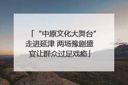 “中原文化大舞台”走进延津 两场豫剧盛宴让群众过足戏瘾