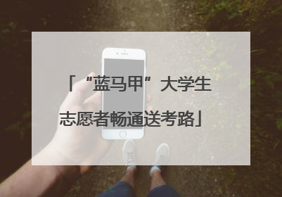 “蓝马甲”大学生志愿者畅通送考路