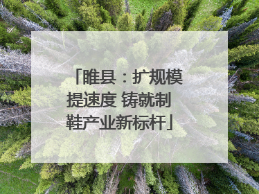 睢县：扩规模提速度 铸就制鞋产业新标杆