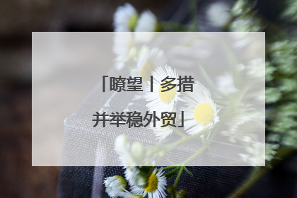 瞭望丨多措并举稳外贸