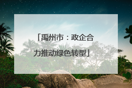 禹州市：政企合力推动绿色转型