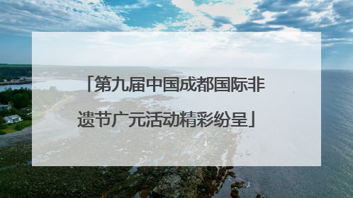 第九届中国成都国际非遗节广元活动精彩纷呈