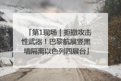 第1现场｜拒撤攻击性武器！巴黎航展竖黑墙隔离以色列四展台