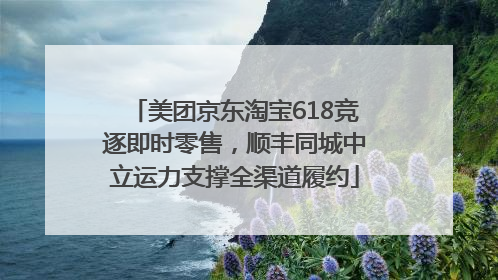 美团京东淘宝618竞逐即时零售，顺丰同城中立运力支撑全渠道履约