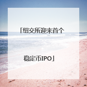 纽交所迎来首个稳定币IPO