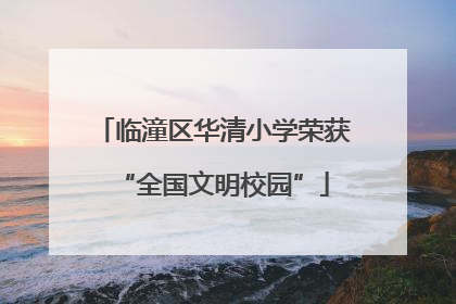 临潼区华清小学荣获“全国文明校园”