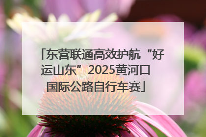 东营联通高效护航“好运山东”2025黄河口国际公路自行车赛