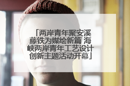 两岸青年聚安溪 藤铁为媒绘新篇 海峡两岸青年工艺设计创新主题活动开幕