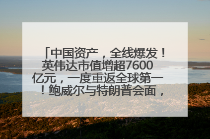 中国资产，全线爆发！英伟达市值增超7600亿元，一度重返全球第一！鲍威尔与特朗普会面，他们聊了什么？