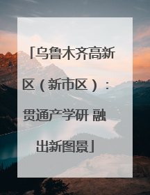 乌鲁木齐高新区（新市区）：贯通产学研 融出新图景