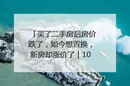 买了二手房后房价跌了，如今想置换，新房却涨价了｜100个买房故事