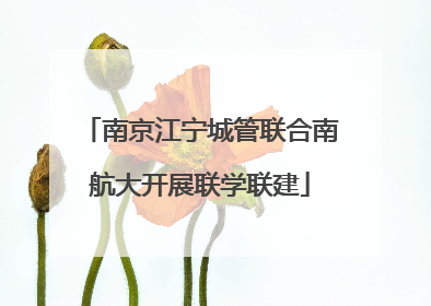 南京江宁城管联合南航大开展联学联建