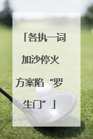 各执一词 加沙停火方案陷“罗生门”