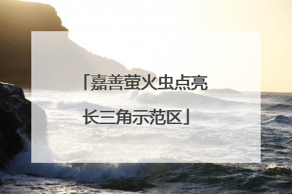 嘉善萤火虫点亮长三角示范区