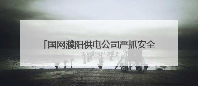 国网濮阳供电公司严抓安全细节 护航仓库平稳度夏