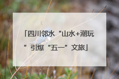 四川邻水“山水+潮玩”引爆“五一”文旅