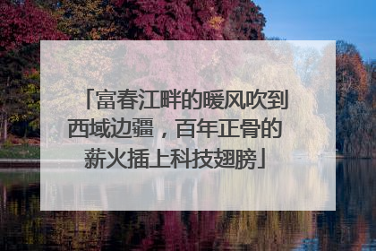 富春江畔的暖风吹到西域边疆，百年正骨的薪火插上科技翅膀