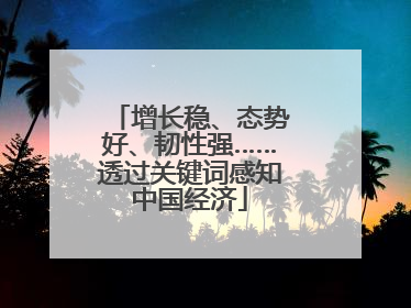 增长稳、态势好、韧性强……透过关键词感知中国经济