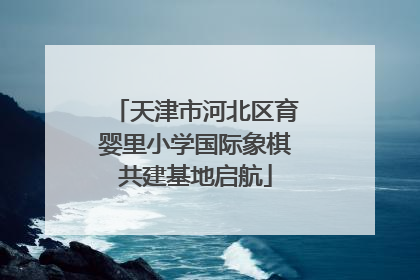 天津市河北区育婴里小学国际象棋共建基地启航