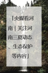 央媒看河南｜关注河南三夏动态、生态保护等内容