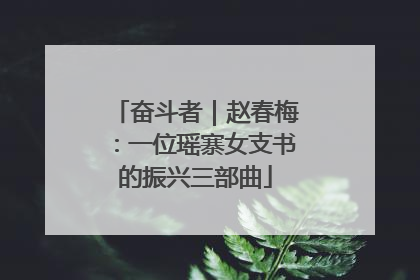 奋斗者｜赵春梅：一位瑶寨女支书的振兴三部曲