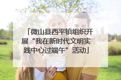 微山县西平镇组织开展“我在新时代文明实践中心过端午”活动