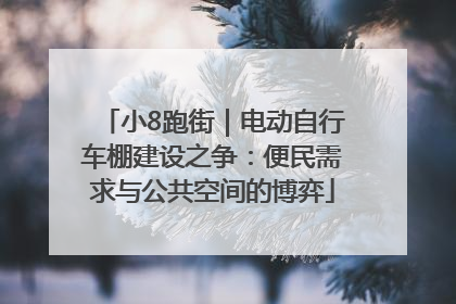 小8跑街｜电动自行车棚建设之争：便民需求与公共空间的博弈