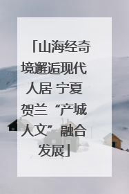 山海经奇境邂逅现代人居 宁夏贺兰“产城人文”融合发展