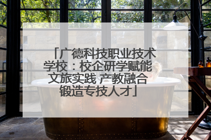 广德科技职业技术学校：校企研学赋能文旅实践 产教融合锻造专技人才