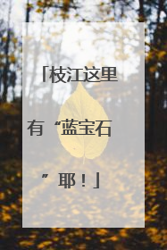 枝江这里有“蓝宝石”耶！