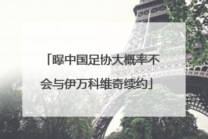 曝中国足协大概率不会与伊万科维奇续约