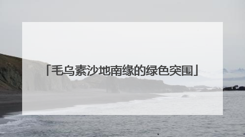 毛乌素沙地南缘的绿色突围