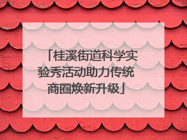 桂溪街道科学实验秀活动助力传统商圈焕新升级