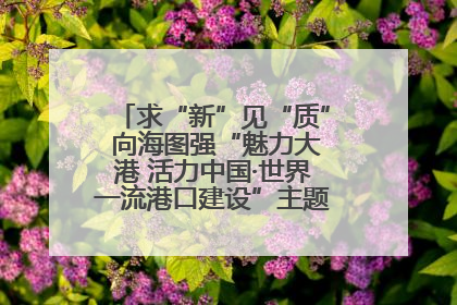 求“新”见“质” 向海图强“魅力大港 活力中国·世界一流港口建设”主题宣传活动走进山东
