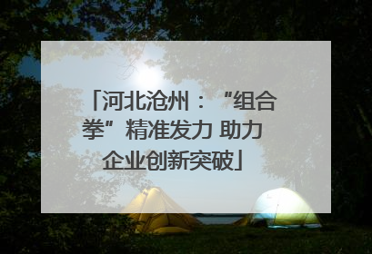 河北沧州：“组合拳”精准发力 助力企业创新突破