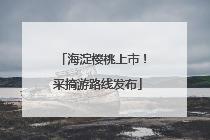 海淀樱桃上市！采摘游路线发布