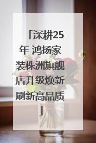 深耕25年 鸿扬家装株洲旗舰店升级焕新刷新高品质