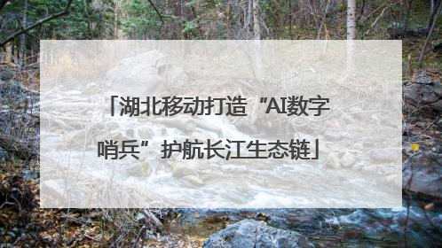 湖北移动打造“AI数字哨兵”护航长江生态链