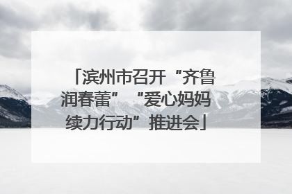 滨州市召开“齐鲁润春蕾”“爱心妈妈续力行动”推进会