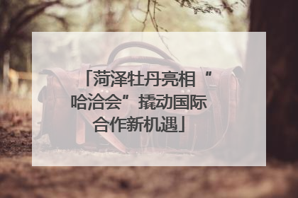 菏泽牡丹亮相“哈洽会”撬动国际合作新机遇