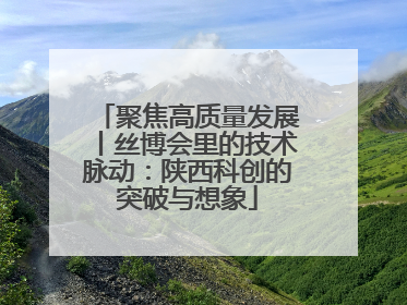 聚焦高质量发展丨丝博会里的技术脉动：陕西科创的突破与想象
