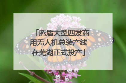 腾盾大型四发商用无人机总装产线在芜湖正式投产