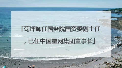 苟坪卸任国务院国资委副主任，已任中国星网集团董事长