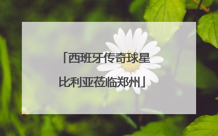 西班牙传奇球星 比利亚莅临郑州