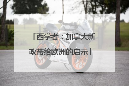西学者：加拿大新政带给欧洲的启示