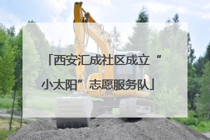 西安汇成社区成立“小太阳”志愿服务队