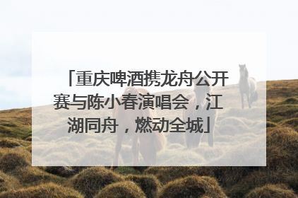 重庆啤酒携龙舟公开赛与陈小春演唱会，江湖同舟，燃动全城