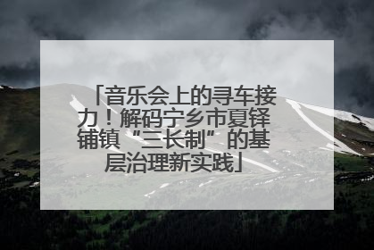 音乐会上的寻车接力！解码宁乡市夏铎铺镇“三长制”的基层治理新实践